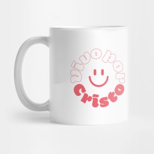 Vivo por cristo: orange Mug